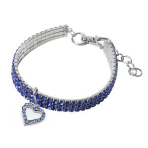 Rainbow Shine Custom Collar Blue